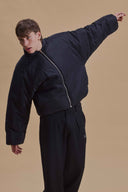 Campera Puffer Hielo Negra