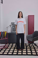 Remera Tranca Espejo Blanca