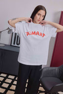 Remera Tranca Espejo Blanca