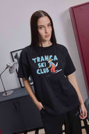 Club de esquí Remera Tranca Negra