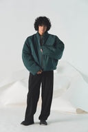 Campera Puffer Hielo Verde