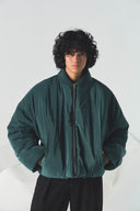 Campera Puffer Hielo Verde