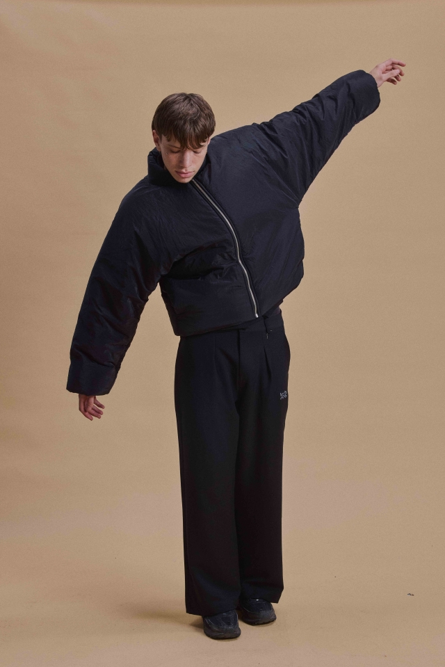 Campera Puffer Hielo Negra